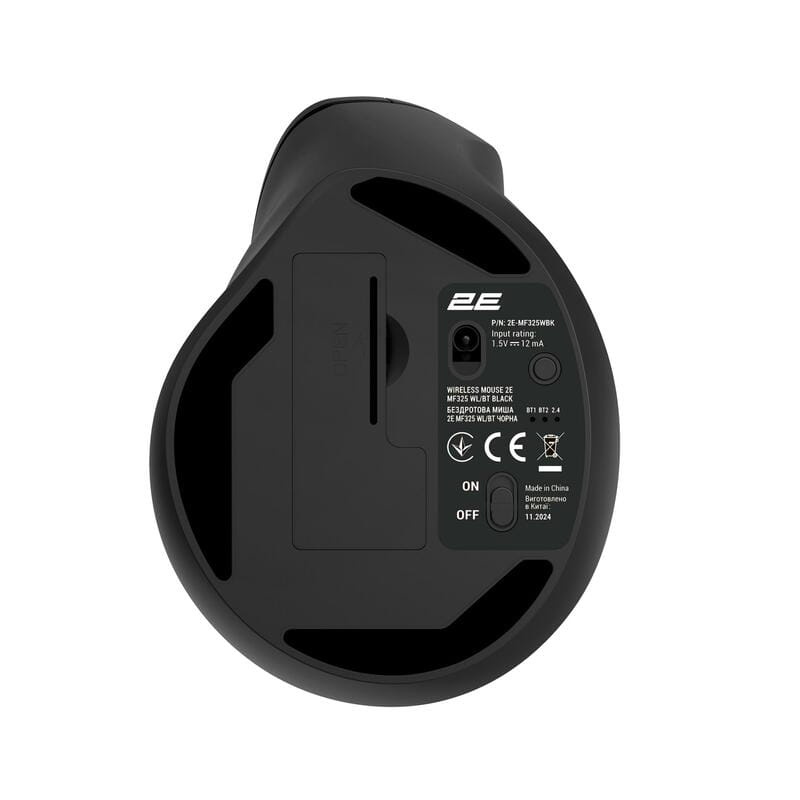 Миша бездротова 2E MF325 Black (2E-MF325WBK)