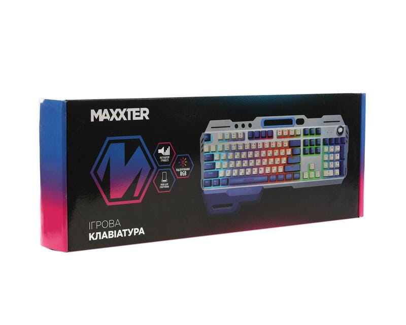 Клавиатура Maxxter KBG-RGB-01-UA