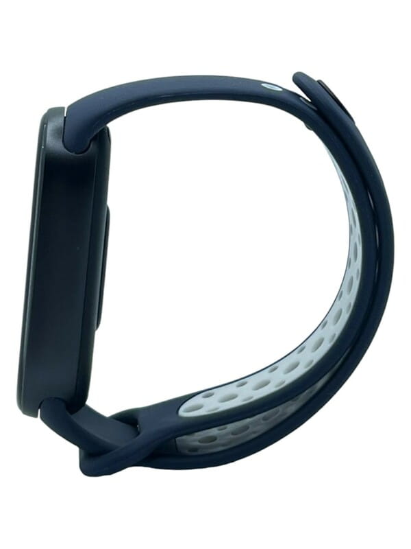 Ремінець BeCover Vents Style для Xiaomi Mi Smart Band 9 Blue White (711987)