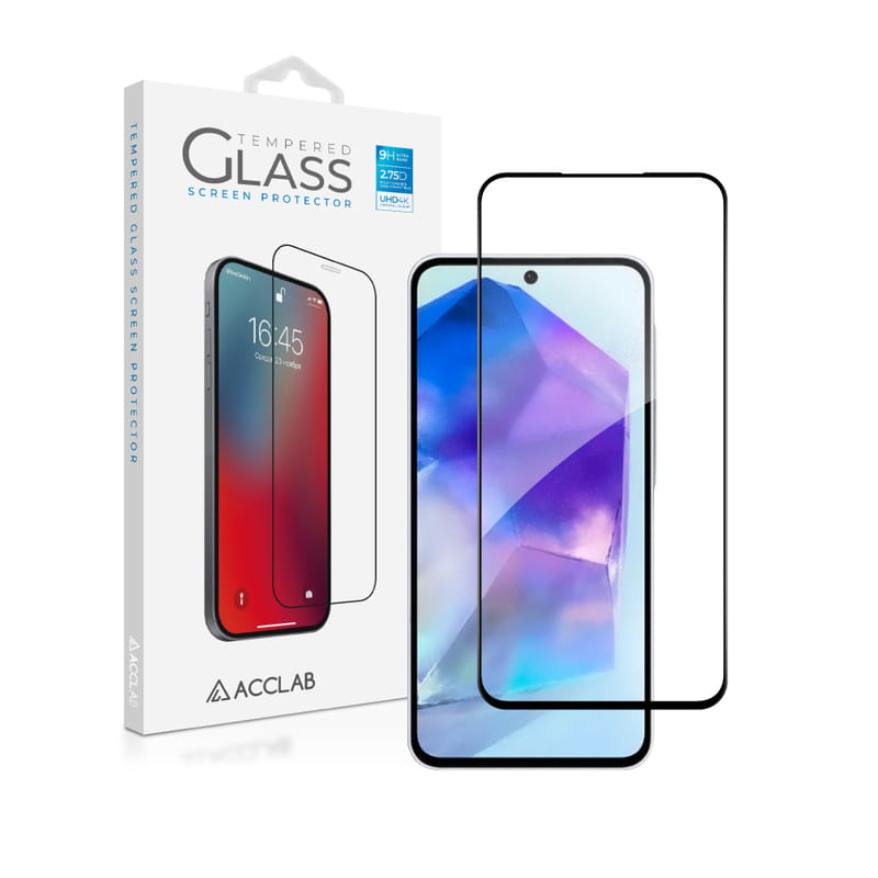 Защитное стекло ACCLAB Full Glue для Samsung Galaxy A56 5G SM-A566 Black (1283126613029)