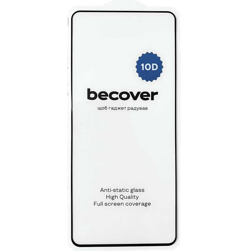 Захисне скло BeCover для Motorola Moto G04 / E14 10D Black (711895)