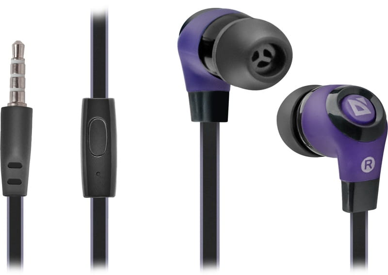 Гарнiтура Defender Pulse 430 Black/Purple (63435)