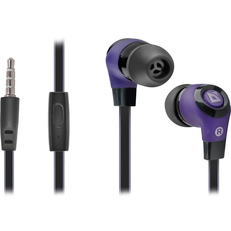 Гарнитура Defender Pulse 430 Black/Purple (63435)