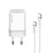 Фото - Сетевое зарядное устройство ColorWay GaN Mini 20W PD Port PPS USB-C White (CW-CHS059PDL-WT) + кабель Lightning | click.ua