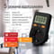 Фото - Энергометр цифровой (W/V/A/C/KWh) СolorWay для розетки (16A/3680W) (CW-VM16-01D) | click.ua
