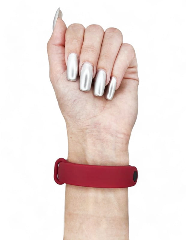 Силіконовий ремінець BeCover для Xiaomi Mi Smart Band 9 Red Wine (711969)