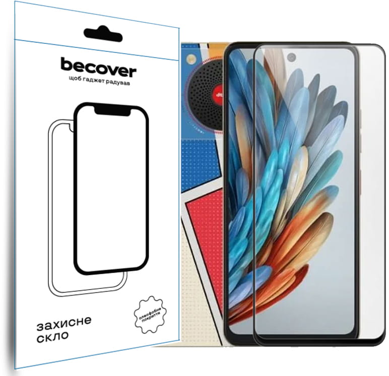 Защитное стекло BeCover для ZTE Nubia Music Black (711974)