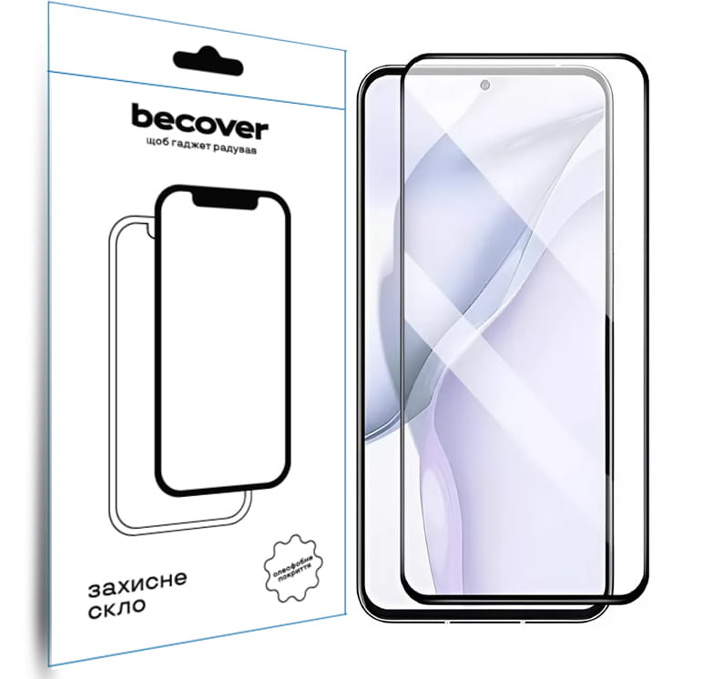 Защитное стекло BeCover для ZTE Nubia V60 Design Black (711977)