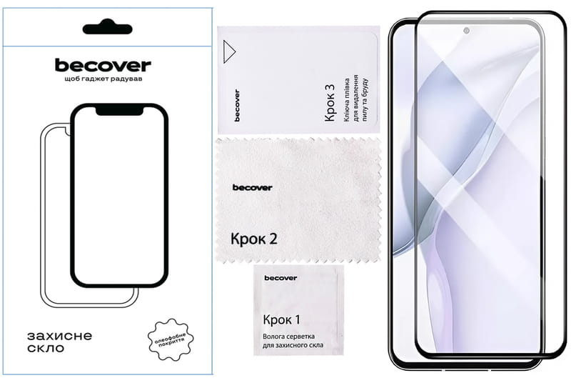 Защитное стекло BeCover для ZTE Nubia V60 Design Black (711977)