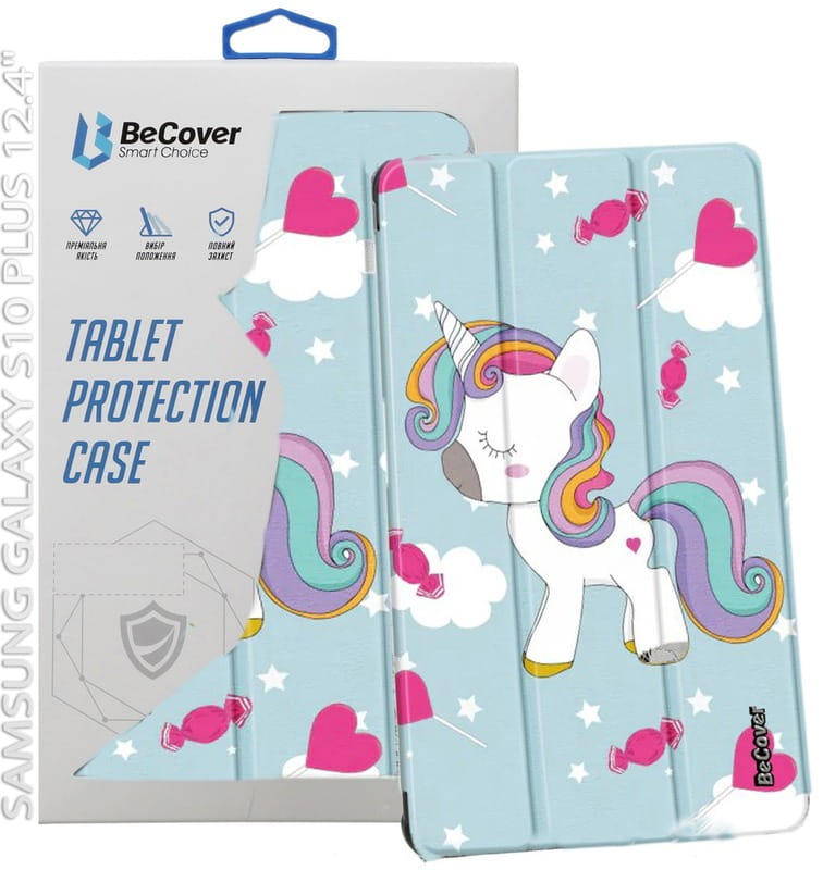 Чохол-книжка BeCover Smart Case для Samsung Galaxy Tab S10 Plus SM-X820/SM-X826 Unicorn (712251)