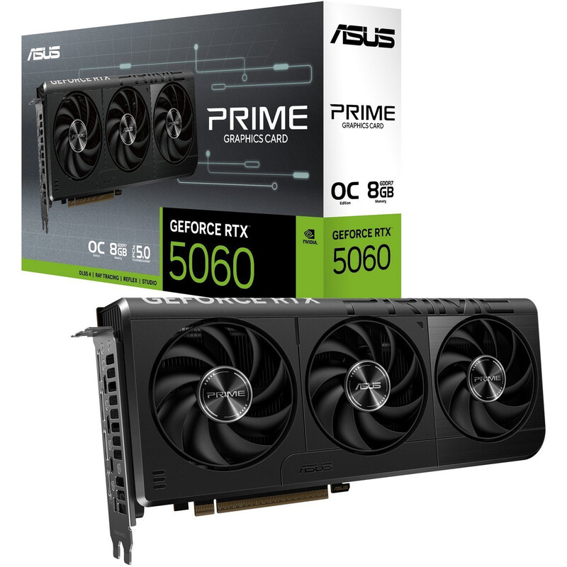 Відеокарта GF RTX 5060 8GB GDDR7 Prime OC Asus (PRIME-RTX5060-O8G)