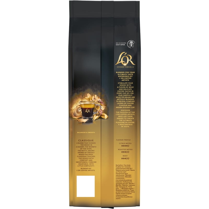 Кофе в зернах L`OR Crema Absolute Classic 500г