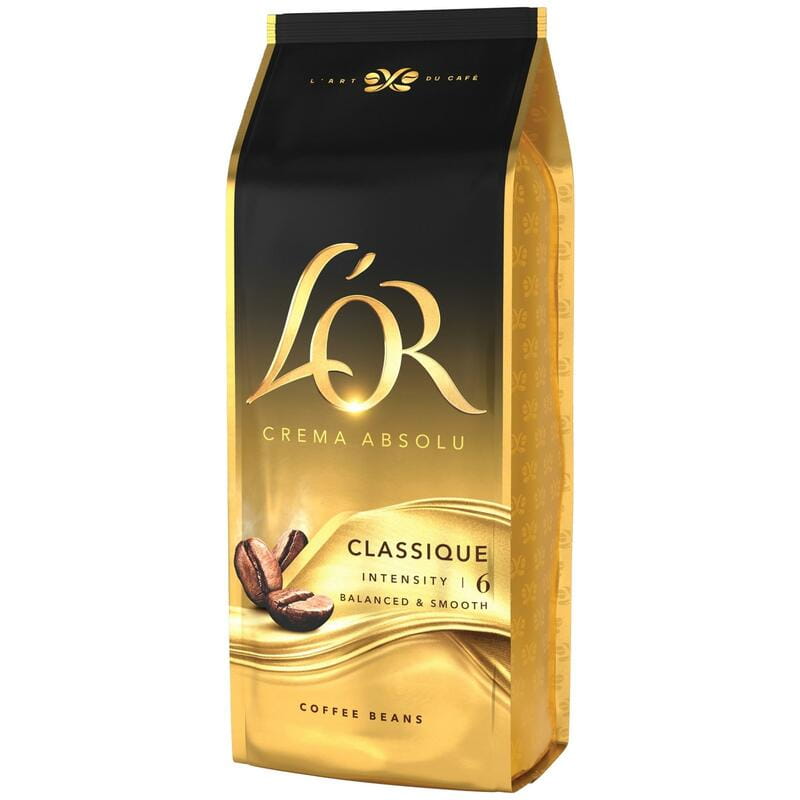 Кофе в зернах L`OR Crema Absolute Classic 1000г