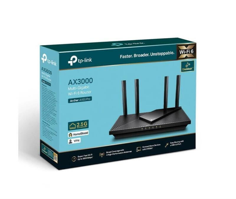 Беспроводной маршрутизатор TP-Link Archer AX55 Pro