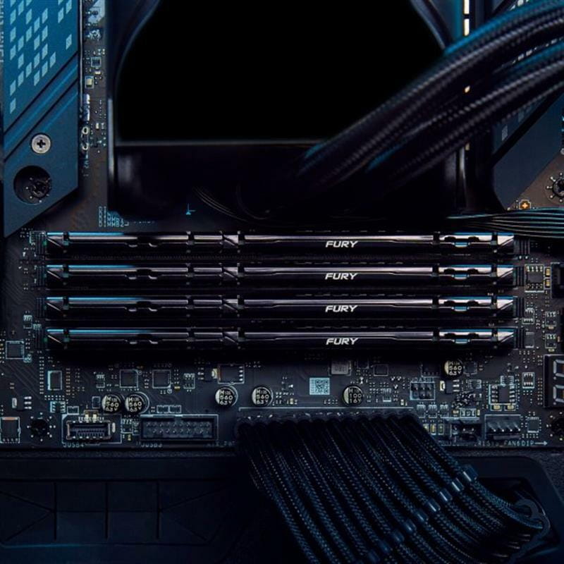 Модуль пам`яті DDR5 2x32GB/6000 Kingston Fury Beast Black (KF560C36BBE2K2-64)