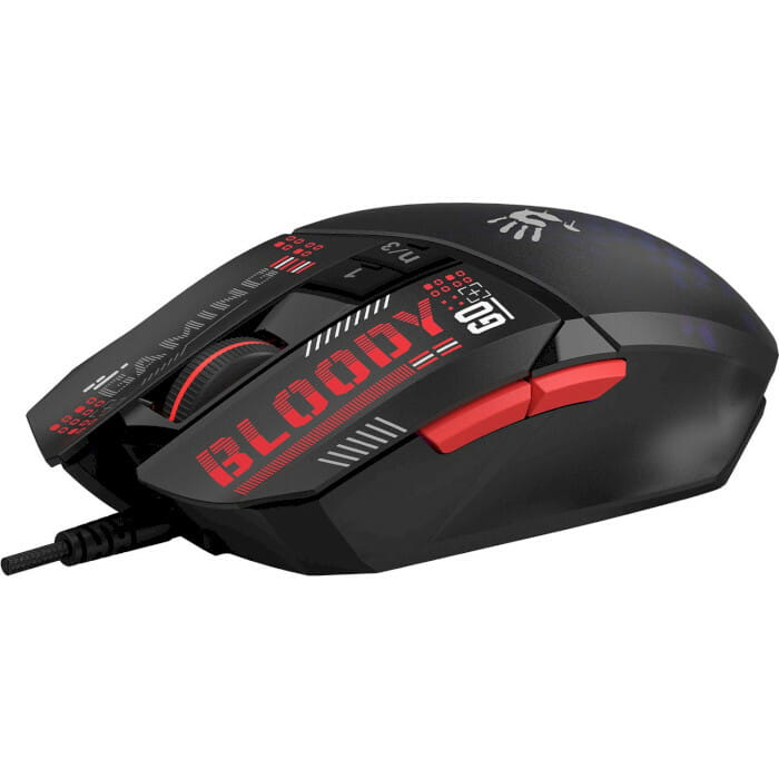 Миша A4Tech Bloody W60 Max Mini Honeycomb Black