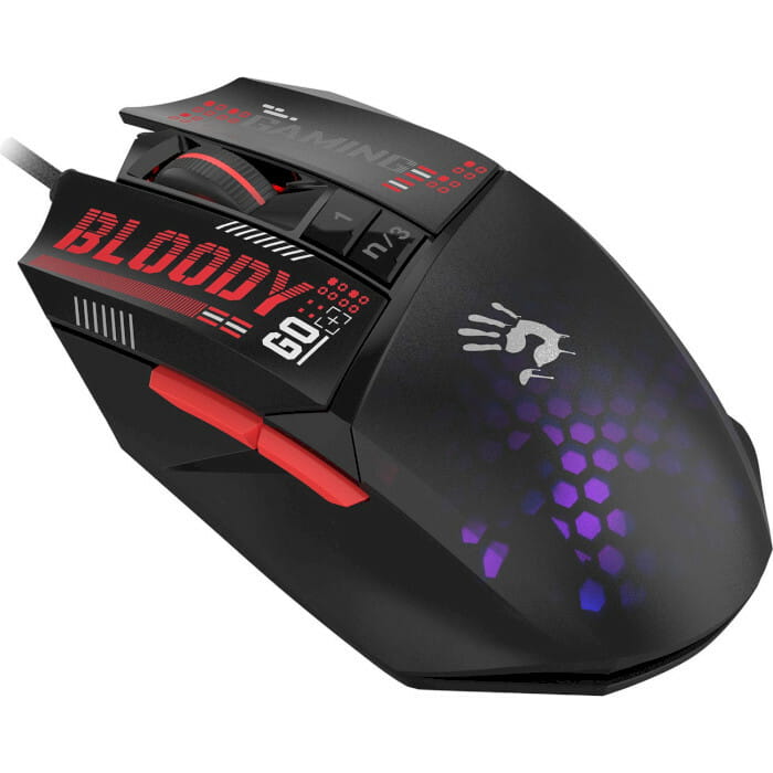 Мышь Bloody W60 Max Mini Honeycomb Black