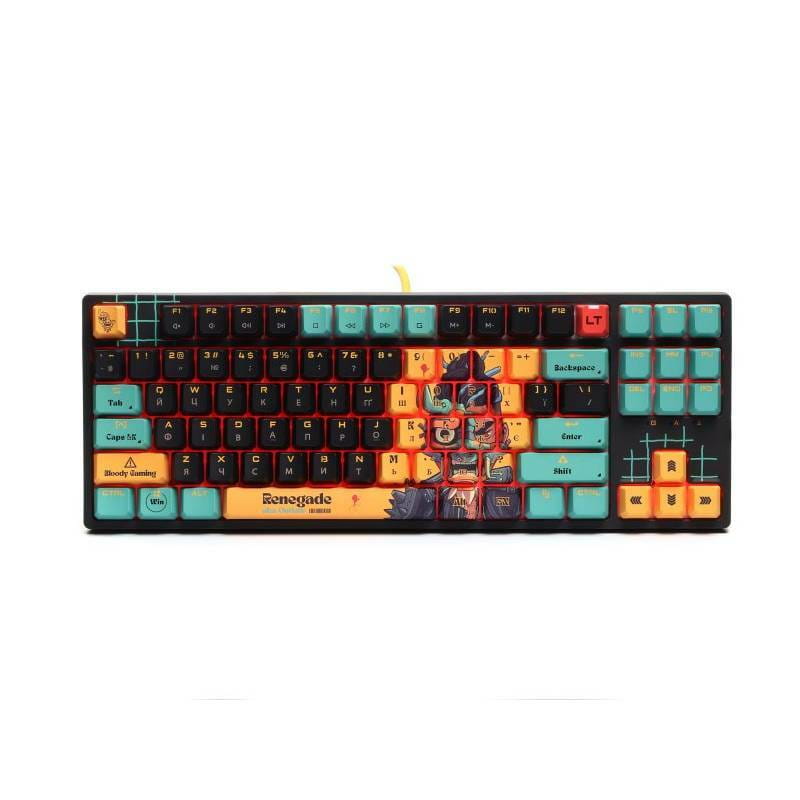 Клавиатура A4Tech Bloody AT87 RGB Renegade Black/Yellow