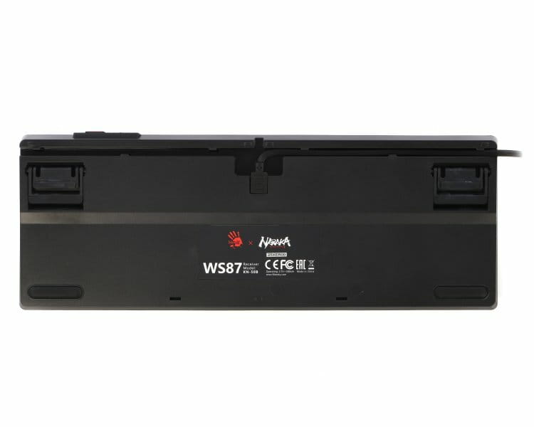 Клавиатура A4Tech Bloody WS87 RGB Naraka Black