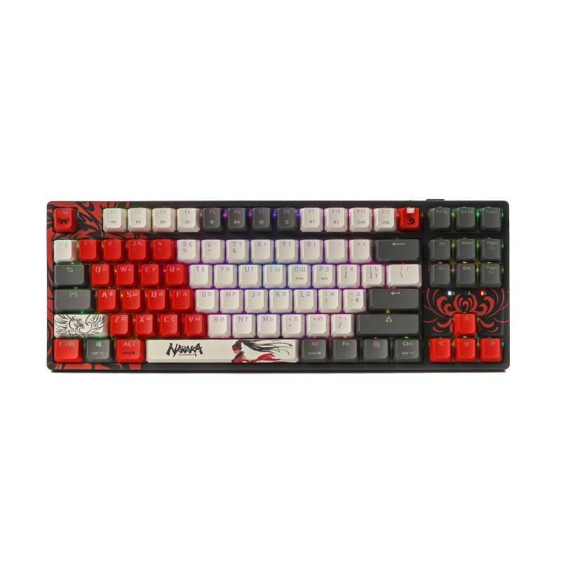 Клавиатура A4Tech Bloody WS87 RGB Naraka Black