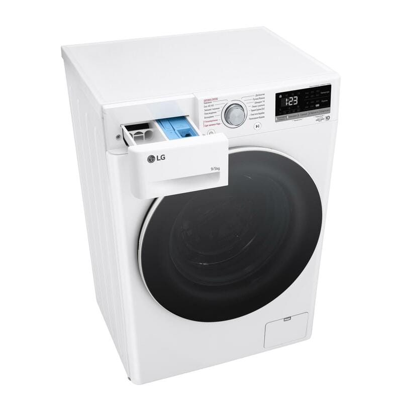 Пральна машина з сушкою LG F2V3FG0W