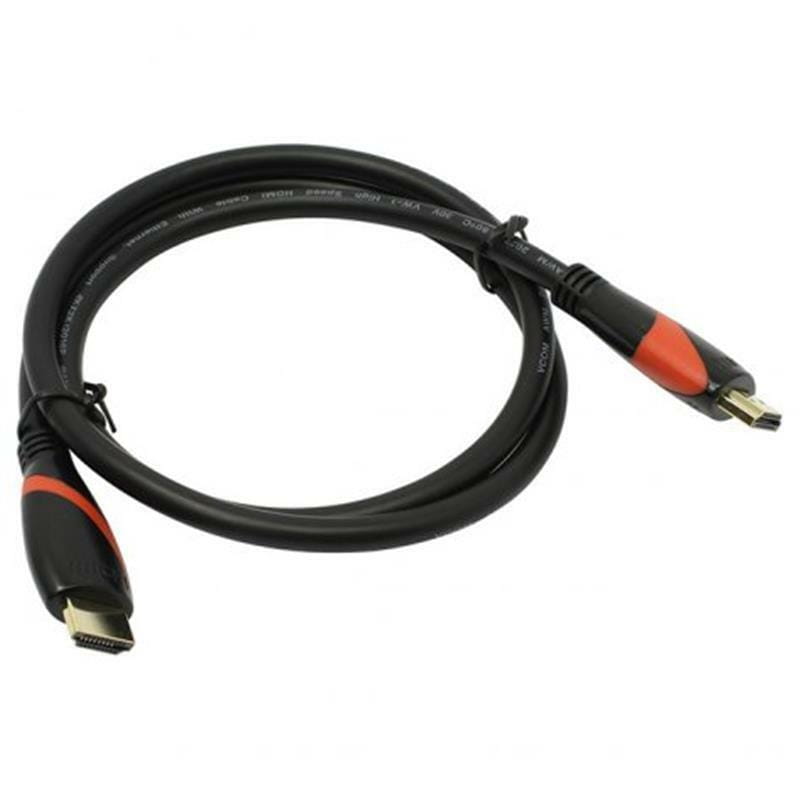 Кабель VCOM (CG525-R-1.0), HDMI-HDMI, v1.4, 1м, черный