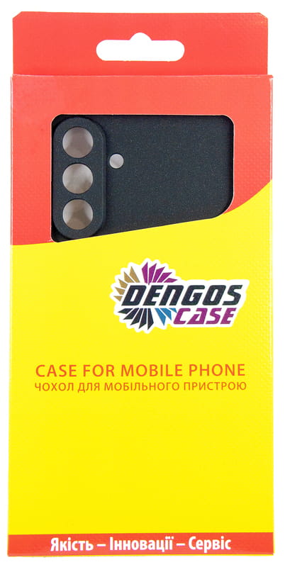 Чeхол-накладка Dengos Carbon для Samsung Galaxy A26 SM-A266 Black (DG-KM-137) + защитное стекло