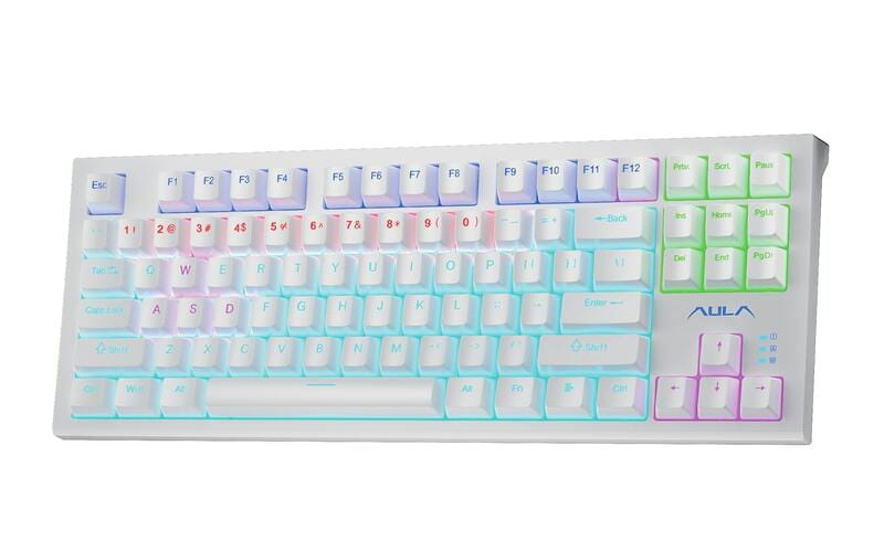 Клавіатура Aula F3032 KRGD Brown White (6948391201757)