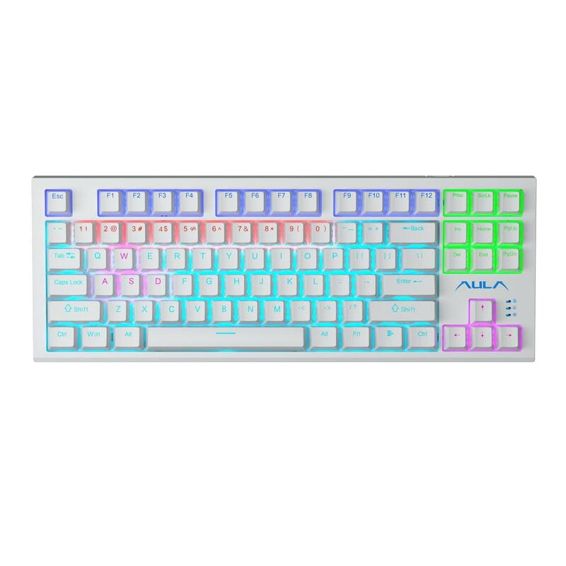 Клавіатура Aula F3032 KRGD Brown White (6948391201757)