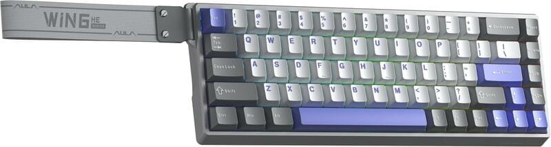 Клавиатура Aula WIN68 HE Max Magnetic switch Grey/White/Purple (6978080504081)