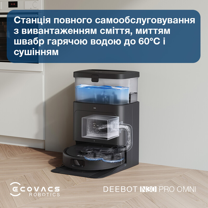 Робот-пылесос Ecovacs Omni N30 Pro (YDLX11-1) Black