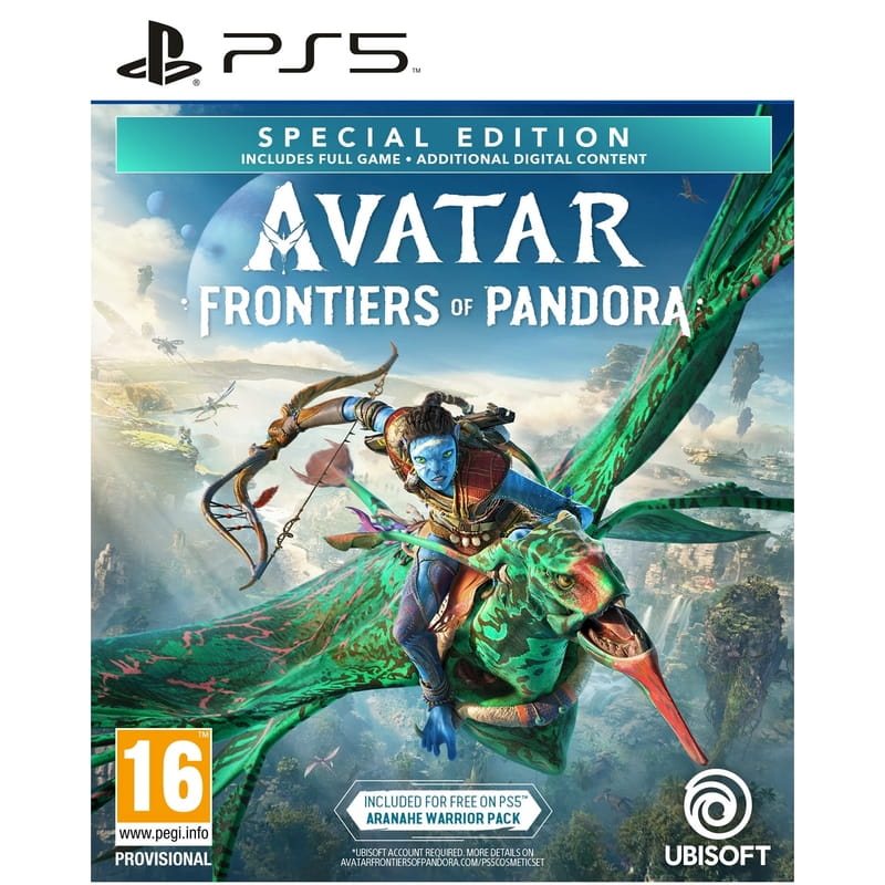 Гра Avatar: Frontiers of Pandora Special Edition для PlayStation 5, Blu-ray (3307216253259)