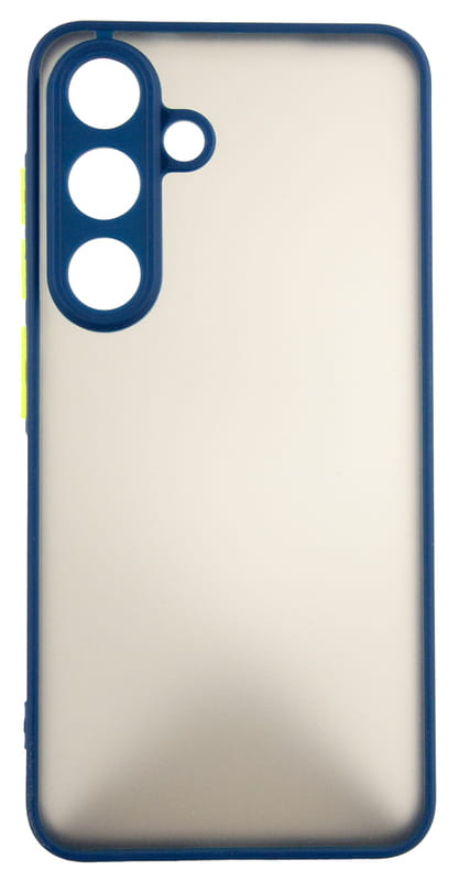 Чeхол-накладка Dengos Matt для Samsung Galaxy S25 SM-S931 Blue (DG-KM-142) + защитное стекло