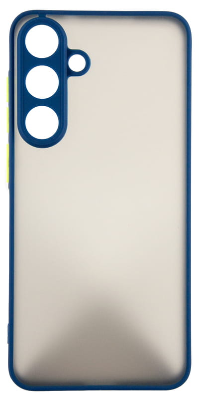 Чeхол-накладка Dengos Matt для Samsung Galaxy S25 Plus SM-S936 Blue (DG-KM-143) + защитное стекло