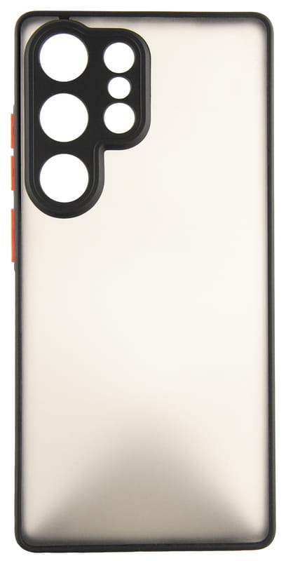 Чeхол-накладка Dengos Matt для Samsung Galaxy S25 Ultra SM-S938 Black (DG-KM-144) + защитное стекло