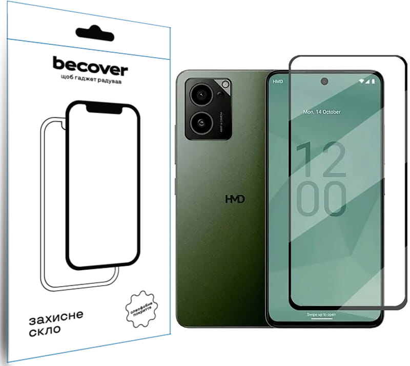 Захисне скло BeCover для HMD Pulse Pro Black (712487)