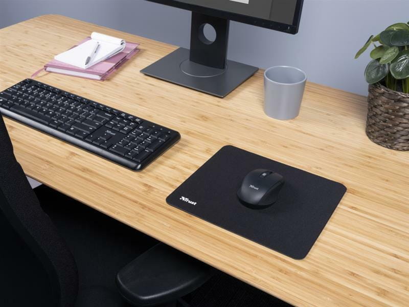 Коврик для мыши Trust Mouse Pad M Black (24193)