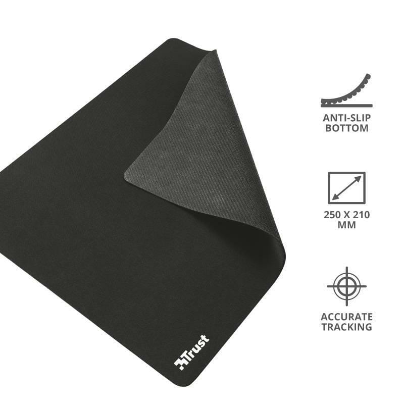 Коврик для мыши Trust Mouse Pad M Black (24193)