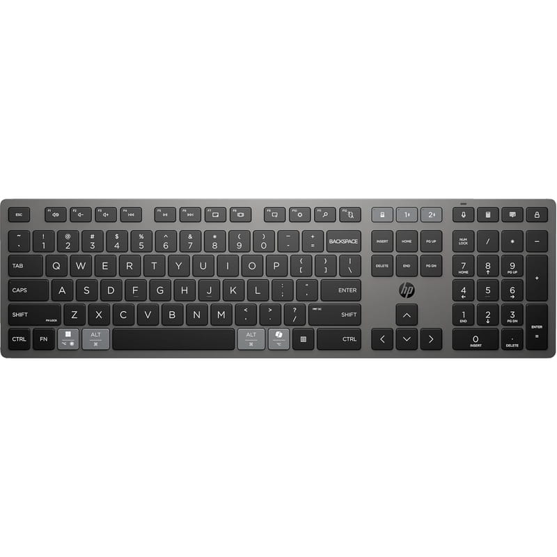 Клавіатура бездротова HP 720 Multi-Device Rechargeable Black (9T5B1AA)