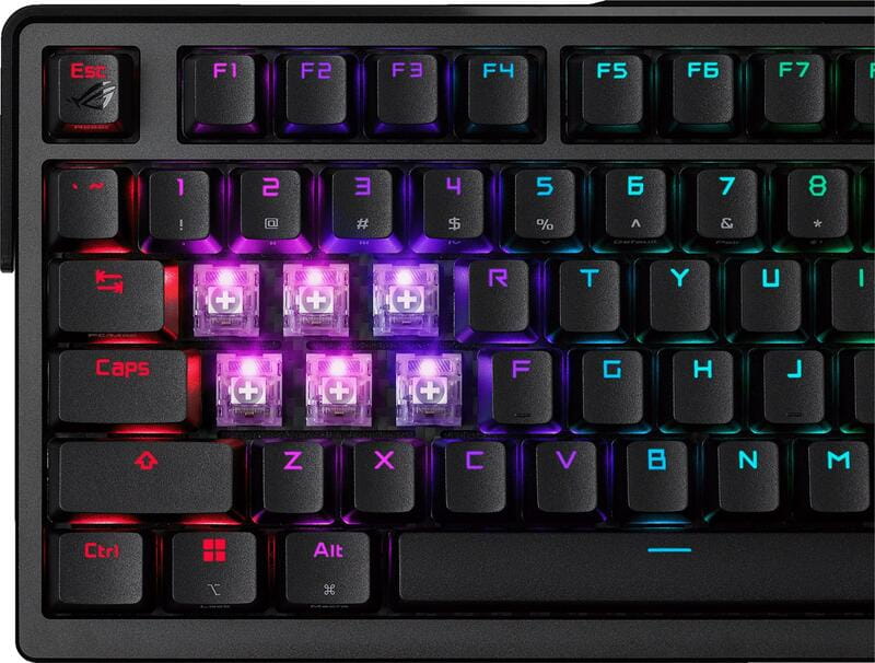 Клавіатура бездротова Asus ROG Azoth Extreme 81key Black (90MP03MA-BKUA01)
