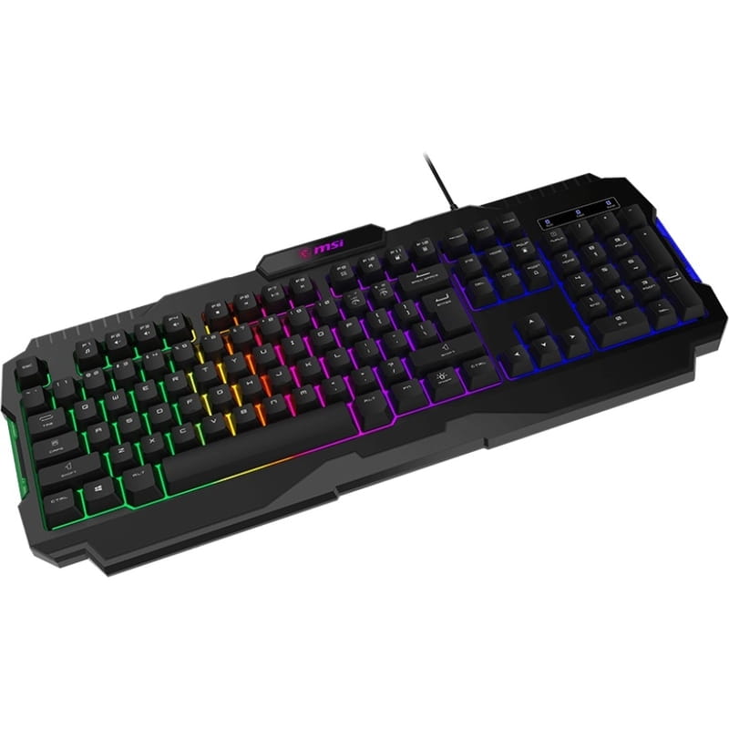 Клавиатура MSI Forge GK100 104key Black (S11-04UA221-HH9)