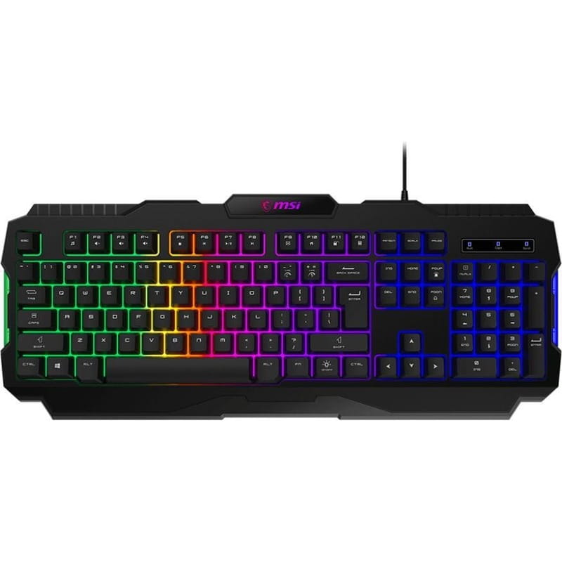 Клавиатура MSI Forge GK100 104key Black (S11-04UA221-HH9)