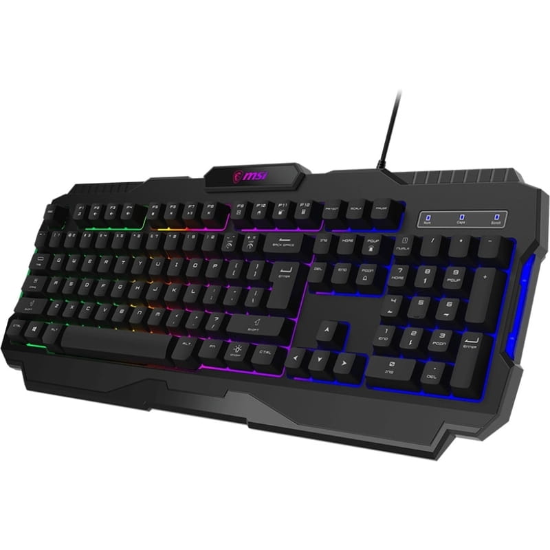 Клавиатура MSI Forge GK100 104key Black (S11-04UA221-HH9)
