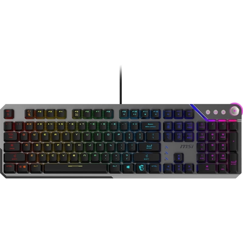 Клавіатура MSI Strike 600 Silent UA 104key Gray (S11-04UA225-CLA)