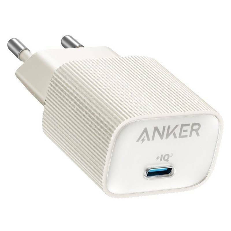 Сетевое зарядное устройство Anker PowerPort 511 Nano IV White, 30 W USB Type-C (A2337G21)