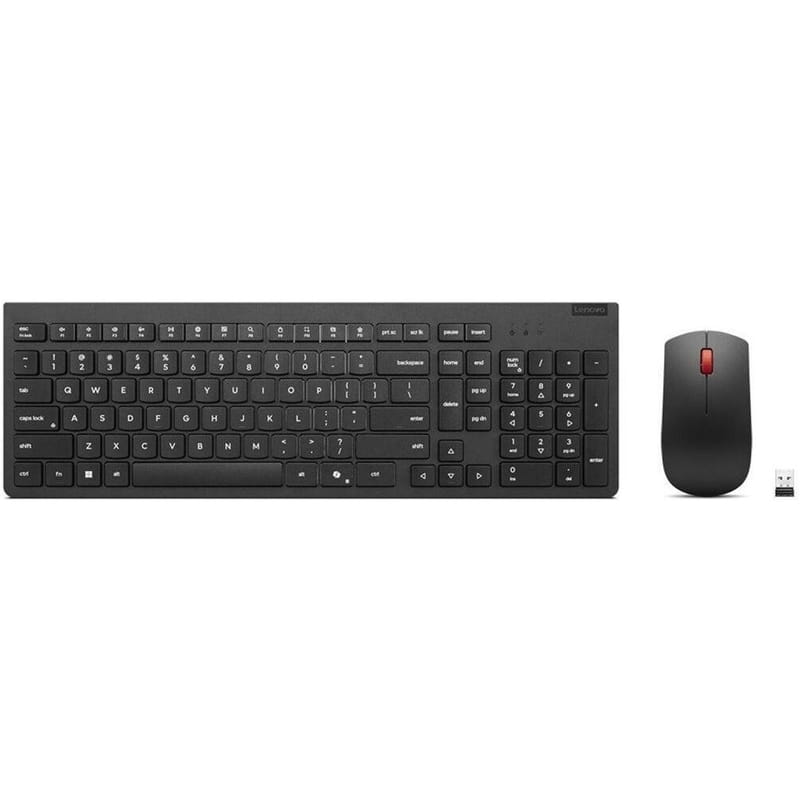 Комплект (клавиатура, мышь) беспроводной Lenovo Essential Wireless Keyboard & Mouse Combo Gen2 Black (4X31N50709)