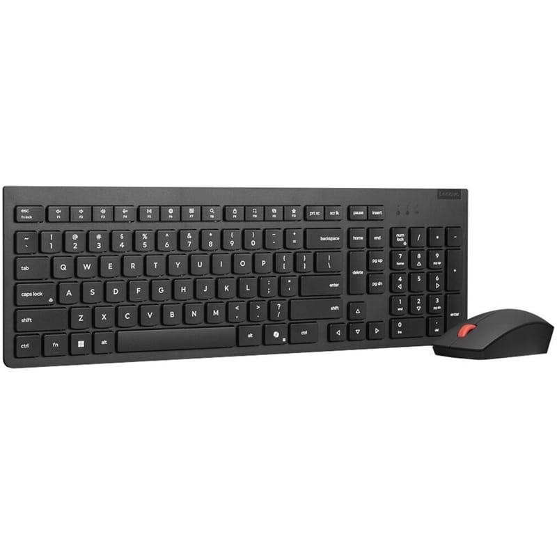Комплект (клавиатура, мышь) беспроводной Lenovo Essential Wireless Keyboard & Mouse Combo Gen2 Black (4X31N50709)