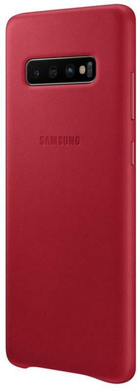 Чехол-накладка Samsung Leather Cover для Samsung Galaxy S10+ SM-G975 Red (EF-VG975LREGRU)