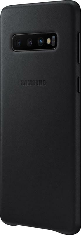 Чехол-накладка Samsung Leather Cover для Samsung Galaxy S10 SM-G973 Black (EF-VG973LBEGRU)