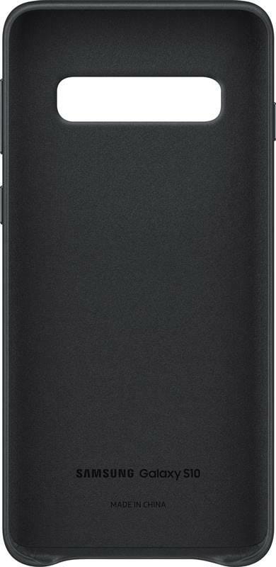Чехол-накладка Samsung Leather Cover для Samsung Galaxy S10 SM-G973 Black (EF-VG973LBEGRU)